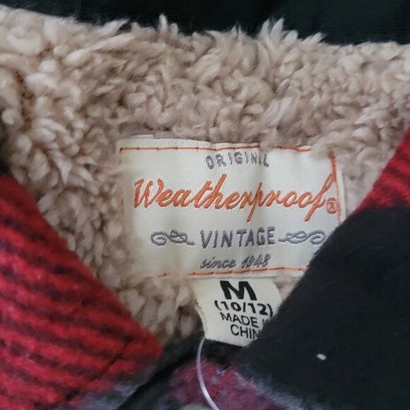 Weatherproof Boys' Sherpa Lined Shirt Jacket/Tee Shirt Set. NEW. Boys Size US 10 - Picture 3 of 3